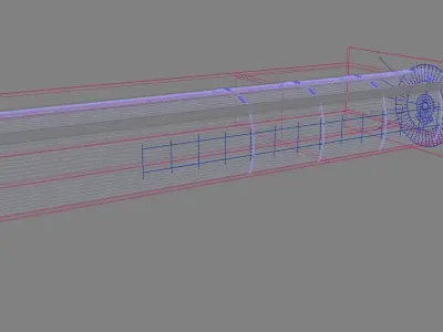 Light Hallway 3D model