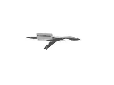 Cosmo pulsar fighter from Space Battleship Yamato 3D print model