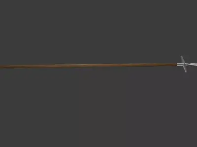Chyda Khakass Heavy Spear 3D Model Low-poly 3D model