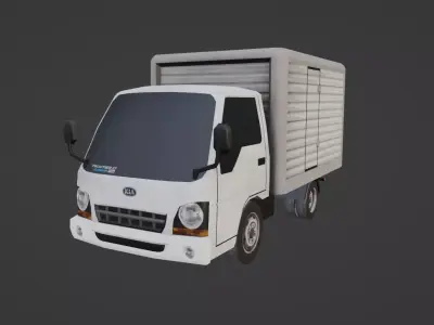 Kia Frontier 2000 Box Low-poly 3D model