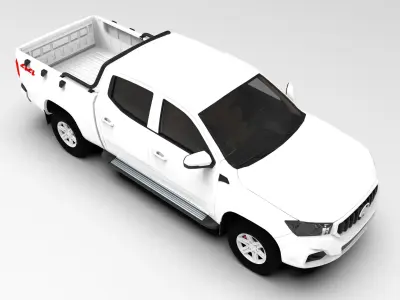 Maxus T60 Double Cab Free low-poly 3D model