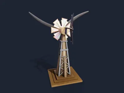 Wind mill 3D model