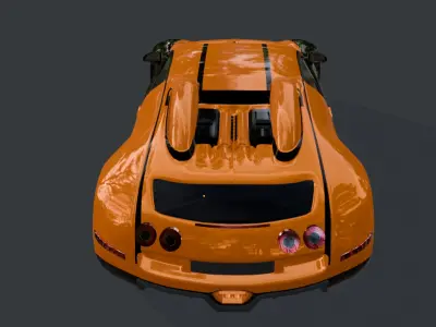 Bugatti Veyron 3D model Free 3D model