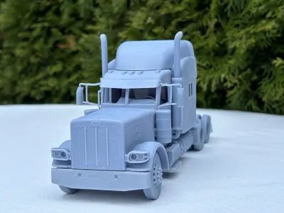 Peterbilt 389 - scale model kit for resin 3D printers 3D print model