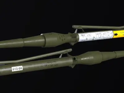 RPG-76 Low-poly 3D model