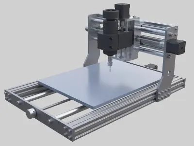 CNC machining router 3D model