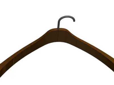 hanger wooden 3D model