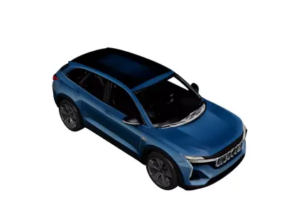 Generic Futuristic SUV Advanced Concept Vehicle 05 3D model