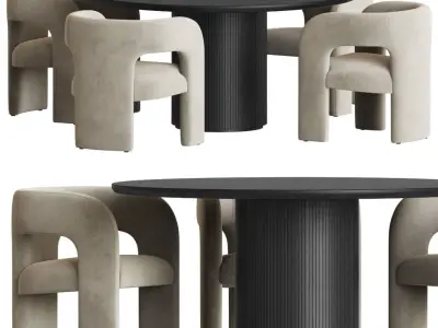 Dining Set 90 3D model