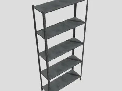 Rack standard Low-poly 3D model