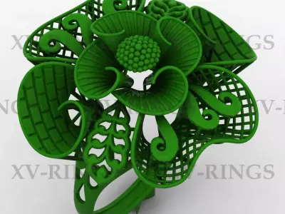 NEW TURKISH RING XV-26 3D print model