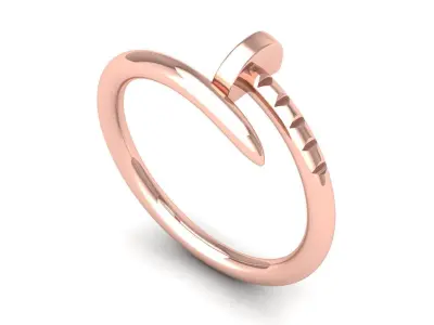Wedding Ring  3D print model 79
