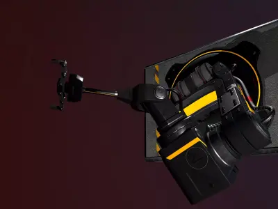 Robotic factory arm 3D model