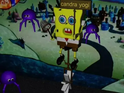 spongebob squarepants game Free low-poly 3D model