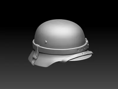 helmet wwii 3D print model