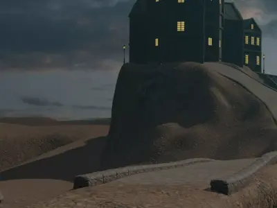 Mountain Village 3D model 3