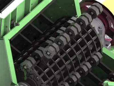 MICRONIZED HAMMER MILL 3D model