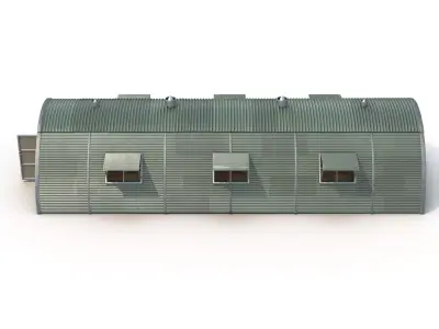 Quonset Barrack 3D model