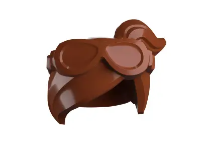 Custom3Dprint Minifigure Accessory - Minifigure Hair S2 - 077 3D print model