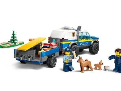 PixelBricks3D - LEGO Mobile Police Dog Training  3D print model