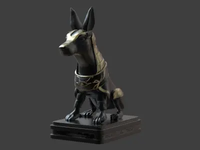 Anubis Statue 3D print model
