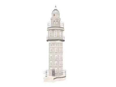 Historic Tower 2 3D model