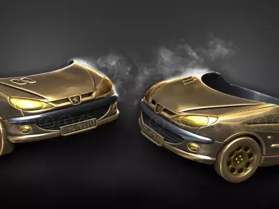 car ring 3D print model shop