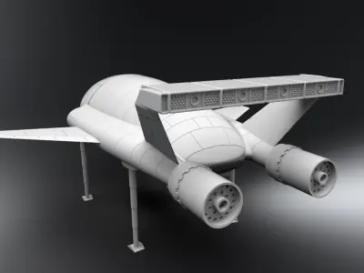 Thunderbird 2 scale model 3D print model
