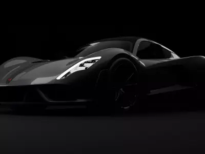 Hennessey f5 Free low-poly 3D model