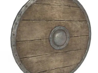 Shield viking 3D model purchase