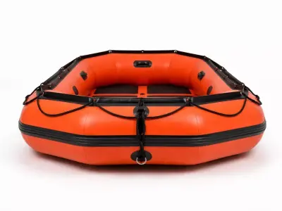 Inflatable Rescue Raft 3D model