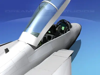 Grumman F-14D Tomcat T04a VF2 3D model