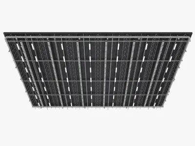 Ceiling Ventilation Pipes 9 3D model