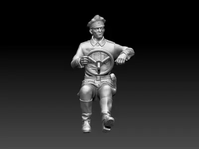 german driver soldier 3D print model order
