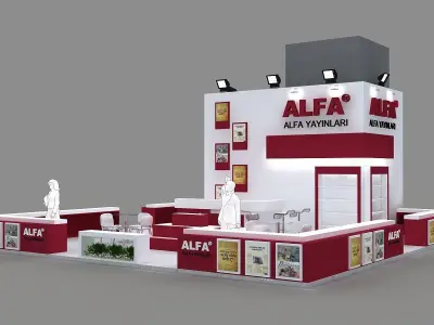 Exhibition Stand - ST0062 3D model