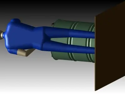 Can Crusher Assy Free 3D model