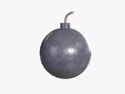 Cartoon Bomb Free 3D model