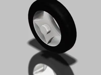 Tractor Tyre Free 3D model