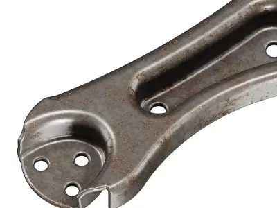 Rusty Vehicle Suspension Arm 3D model