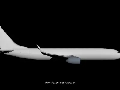 Airplanes military and civilian 3D Model Collection