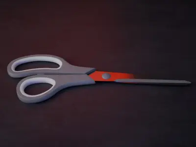 scissors 3d Low-poly 3D model