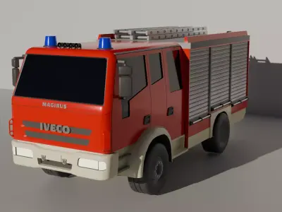 IVECO Magirus HLF20 3D model