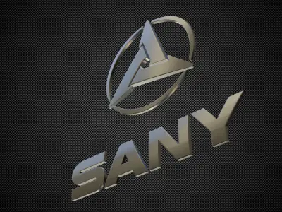 sany logo 3D model
