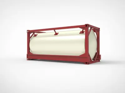 Tank Container Ship 3D print model