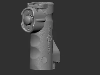 SureFire HellFighter Power Switch  Grip  High-Resolution 3D Scan 3D model
