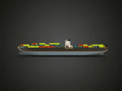 Super Container Ship 3D model