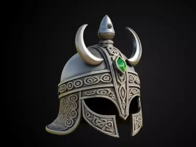 Stylized Persian Helmet - Moonblade 3D print model