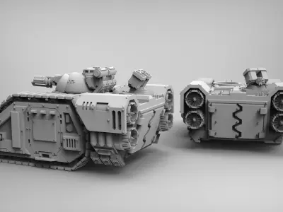 Tempest Knights -  Heavy Assault Resistance Eliminator - HARE 3D print model