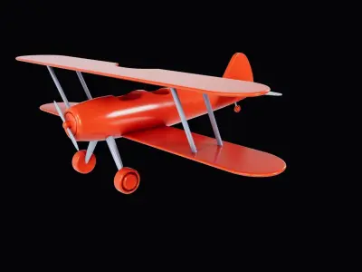 game model of the airplane 3D model