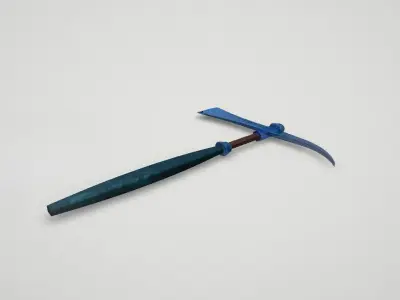 Game asset Stealthy Icebound Warriors Axe 3D model